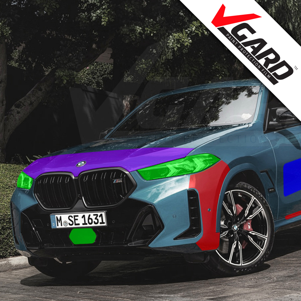 BMW X6 Lci PPF필름 부분구매 A,B,C,D필러 브이가드 - 메인 이미지
