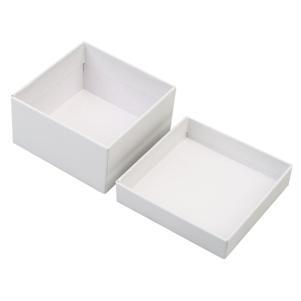 화이트 무지 선물상자 9x9x5cm 싸바리 기프트박스 상자 9x9x5cm(a) - 메인 이미지