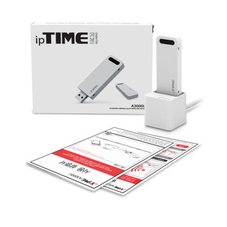 EFM네트웍스 A3000U AC 867+300Mbps USB3.0 크래들연장 지원 듀얼밴드 무선랜카드