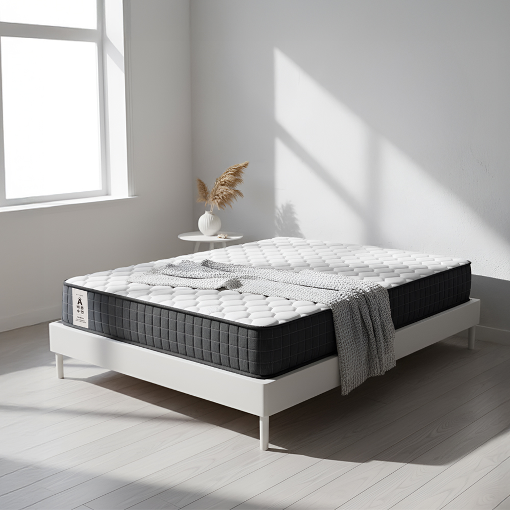 올인홈 침대 매트리스 슈퍼싱글 퀸 메모리폼 포켓 스프링 바닥매트 SS 15cm