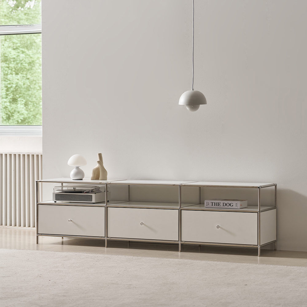 벨리에 베어 모듈거실장 티비다이 미드센츄리거실장 1800