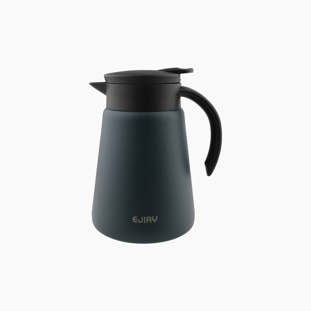 에지리 테이블팟 스텐 보온보냉 주전자 800ml, 차콜 - 상품 이미지