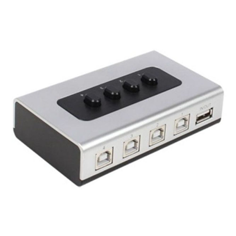 NM-US14 벽걸이형 USB 선택기 1대4 A포트1 B포트4 - 상품 이미지