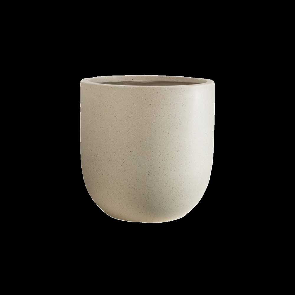 도자기 화분 도형 디자인 감성 인테리어 플랜트팟 45x45cm (아이보리) - 상세 이미지 5