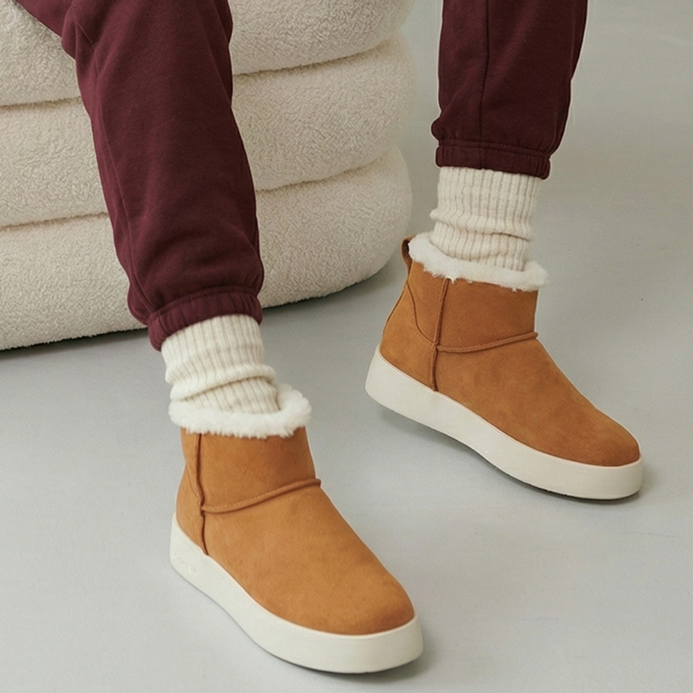 데이워크 발편한 아치깔창 여성 앵클부츠 테디 2color (DW8005)