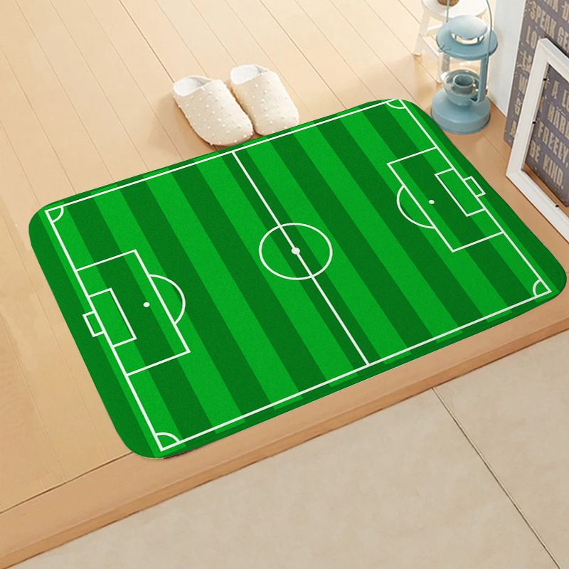 귀여운 축구장 발매트 공부방 화장실 논슬립 발판 B 40 x 60cm (플란넬) - 상세 이미지 2
