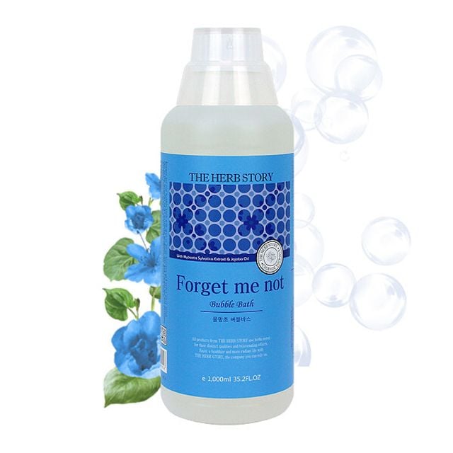 물망초 버블 바스 거품입욕제 1000ml - 상품 이미지