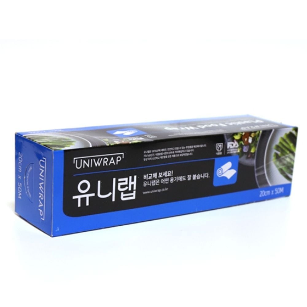 유니랩 일회용 가정 음식 밀폐 보관 포장랩 20x50 - 상품 이미지