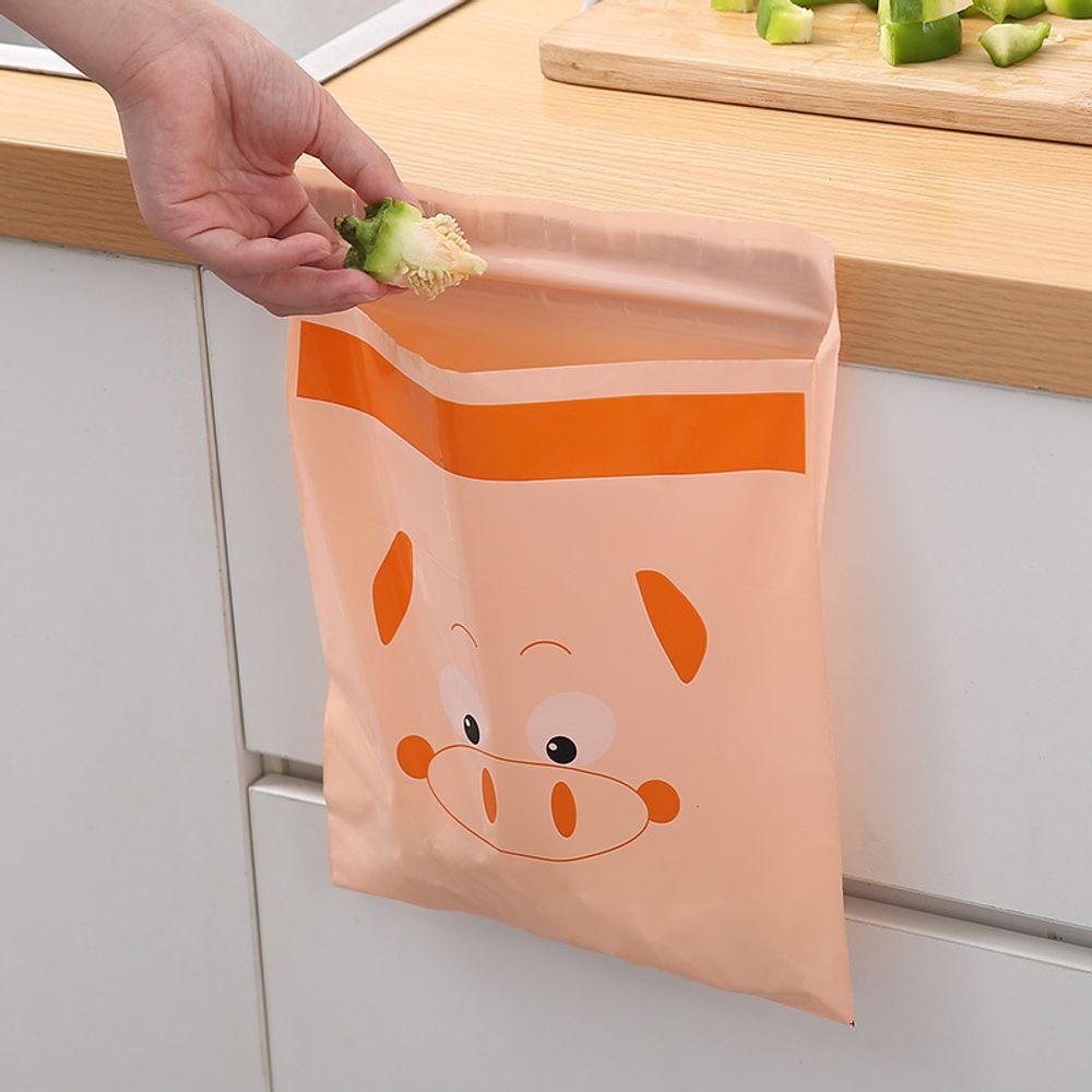 접착식 다용도 쓰레기봉투 곰 - 상품 이미지