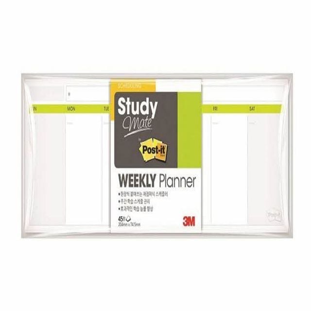 3M 포스트잇 스터디메이트 위클리 플래너(204x75mm 45매 5757) - 상품 이미지