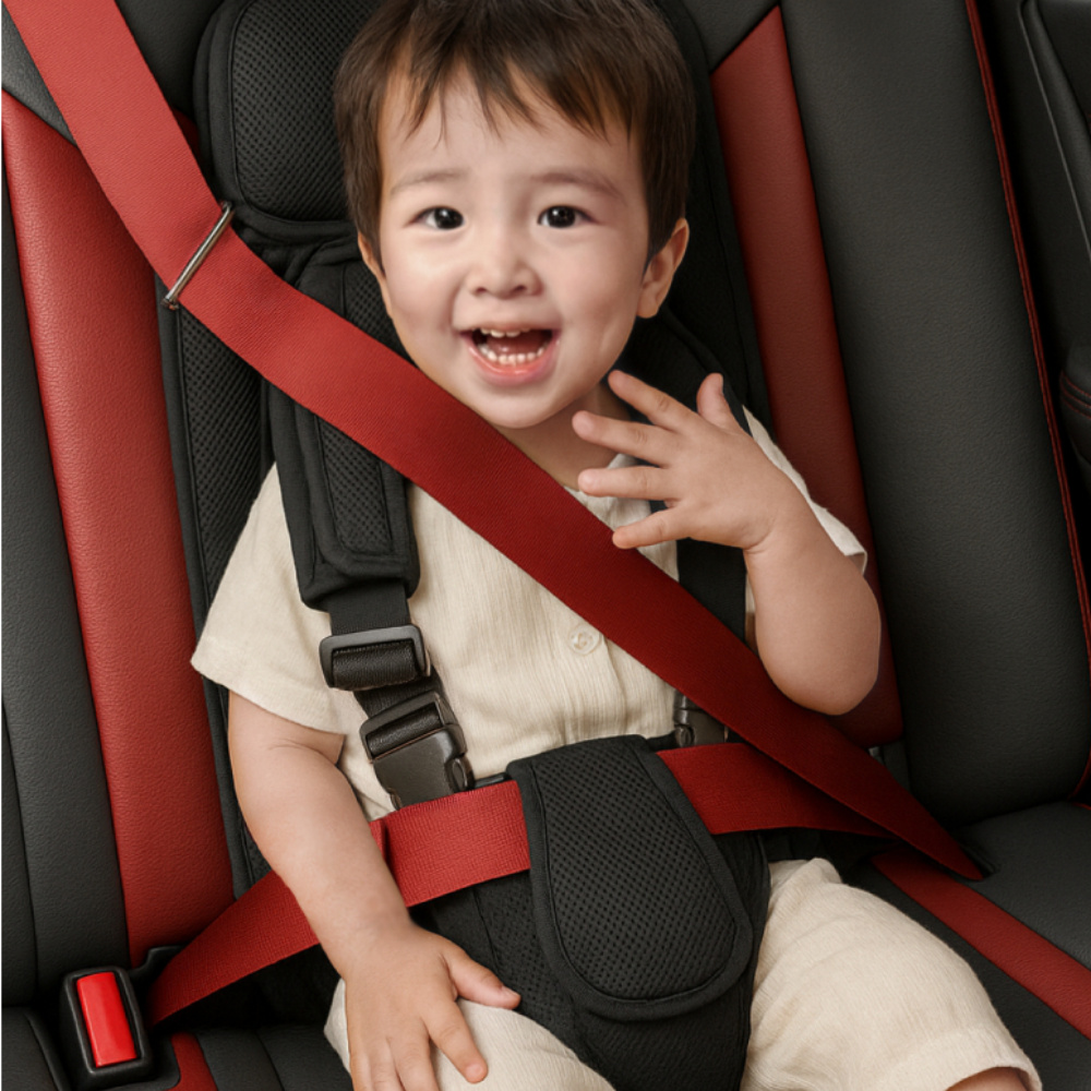 휴대용 접이식 보조카시트 학원차 승용차 택시 휴대용 자동차 안전카시트