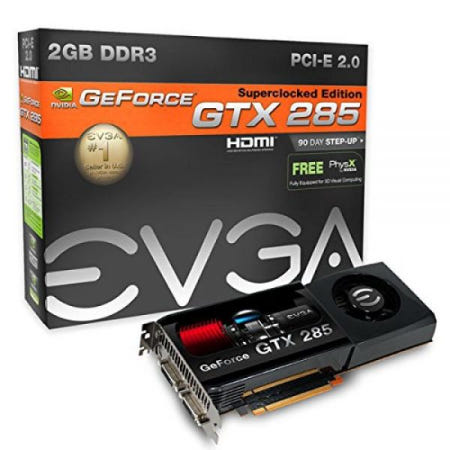 [해외]EVGA 02G-P3-1186-AR GeForce GTX285 Super Clocked Edition 2048 MB DDR3 PCI-Express 2.0 Graphics C