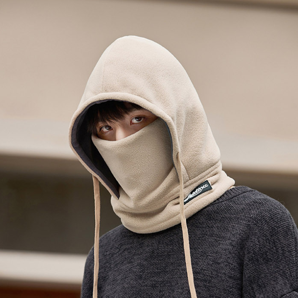 겨울 테니스 바라클라바 마스크 폴라폴리스 후리스 남녀공용 방한용품 - 상세 이미지 3