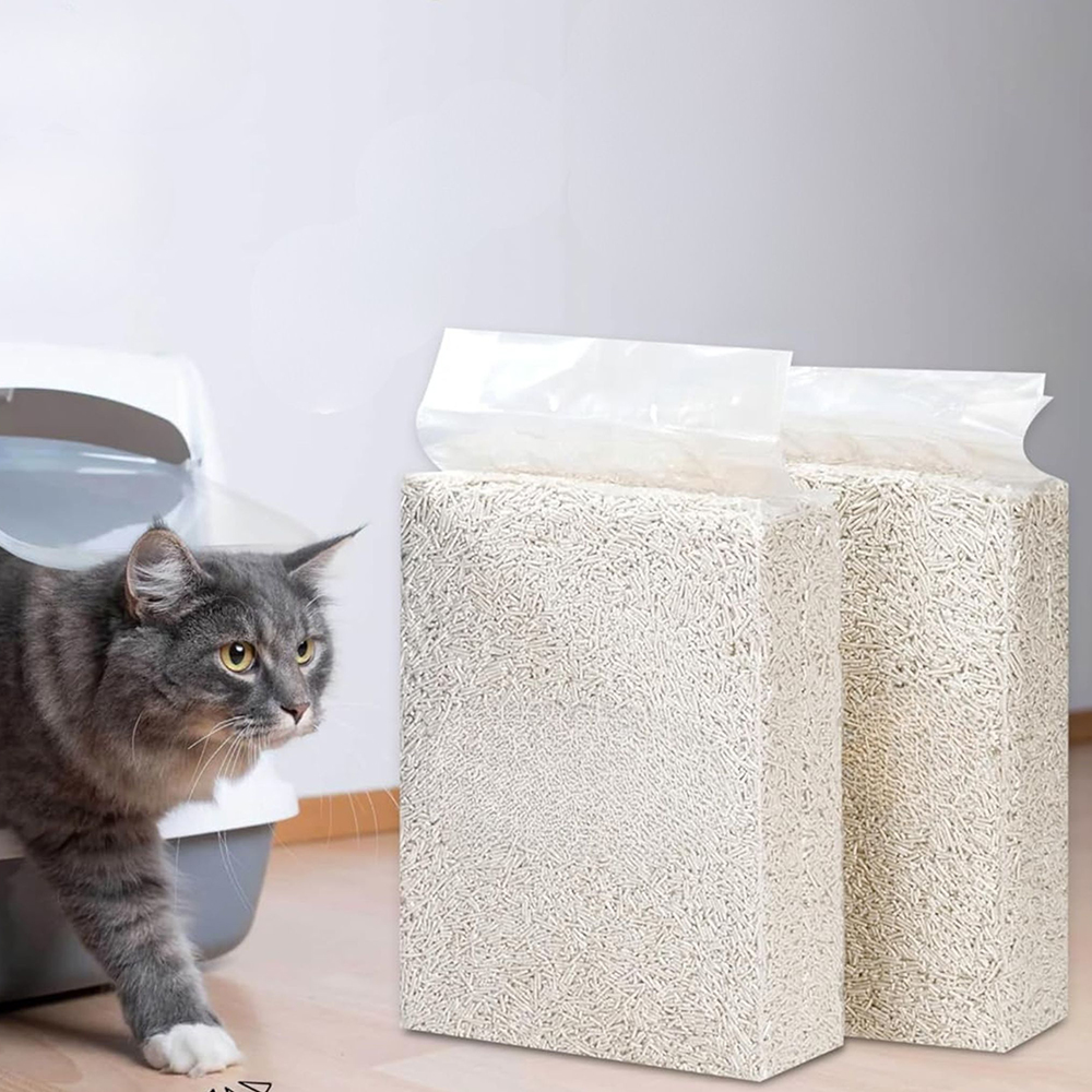 구구펫 두부 모래 18kg 고양이 모래 극세입자 8L 6팩 총 48L