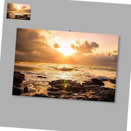 해맞이 일출 풍경 사진 아크릴 거실 인테리어 액자
