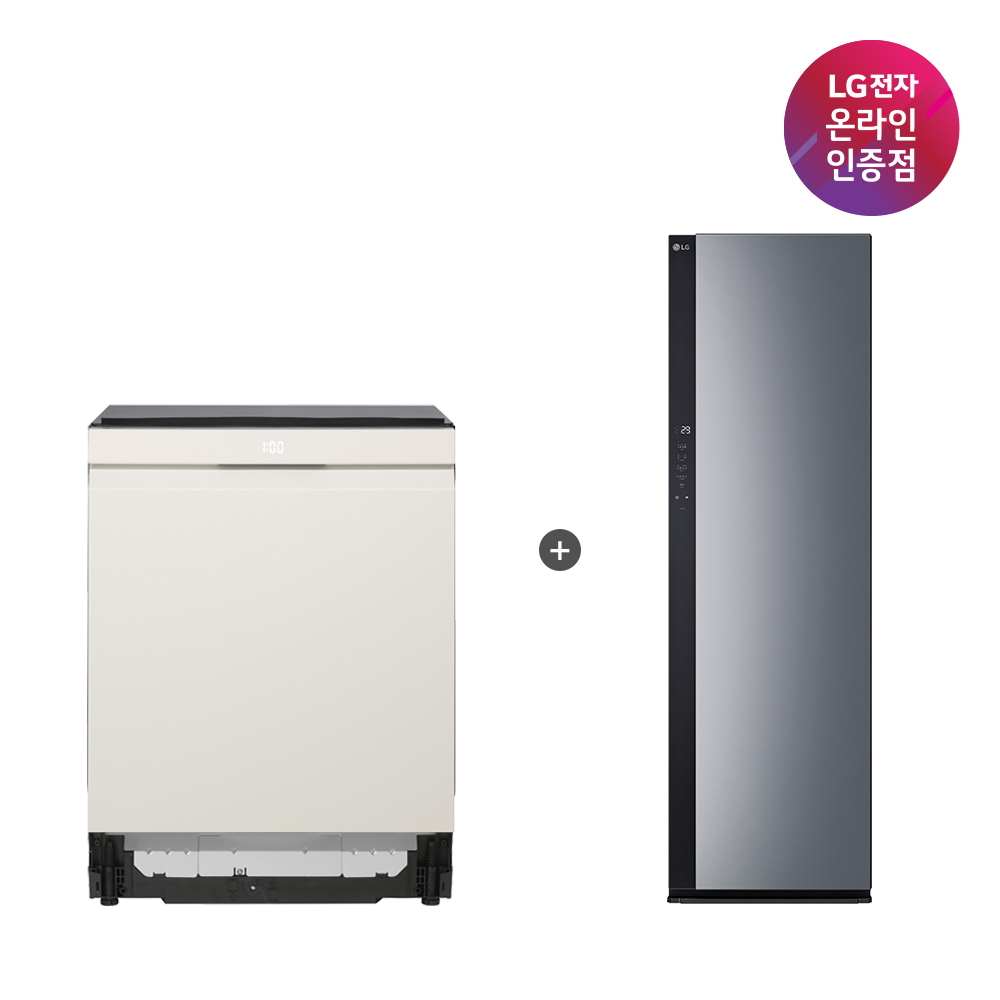 LG 디오스 오브제컬렉션 식기세척기 + LG 스타일러 세트 (DUE6BGL1E + SC5GMR52S) - 상세 이미지 2