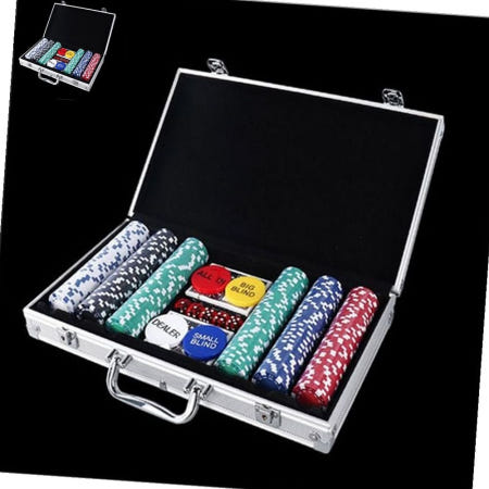 포비엘라 국제규격 카지노칩세트 홀덤 포커게임 카드게임 100P