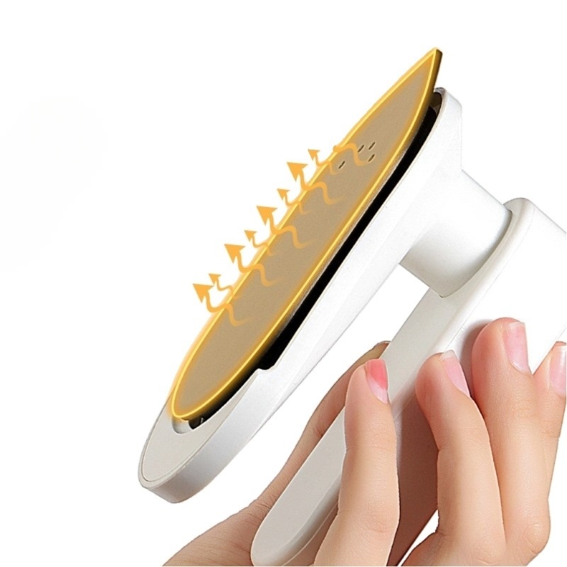 휴대용 미니 다리미 USB 초소형 업킵 스탠드 핸드형 핸디 가정용 접이식 스팀 무선 화이트 - 상세 이미지 4