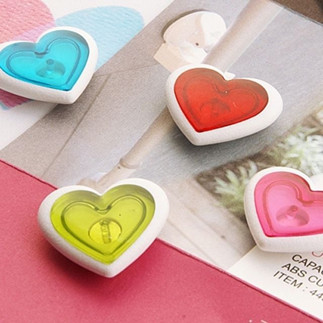 하트 캐릭터자석홀더 5포장 총 20P - 상품 이미지