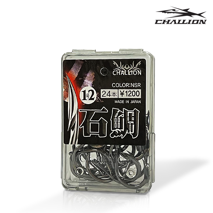 챌리온 하이카본 CBOX 석조 돌돔 대용량 벌크 바늘 15호, 블랙 - 메인 이미지