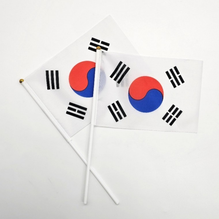 미니 태극기 천수기 행사 집회 응원 용품 - 메인 이미지