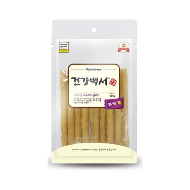 뉴트리나 건강백서 노릇노릇 고구마와 닭고기 120g - 상품 이미지