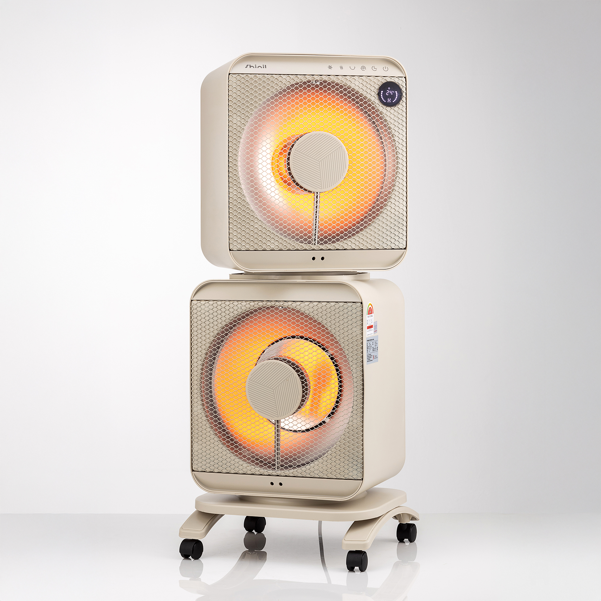 신일전기히터 에코팬큐브 히터 하이라이트 전기난로 사무실 업소용 스토브 난방기