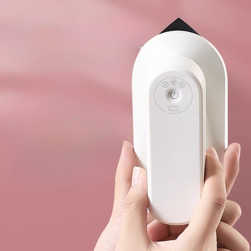 휴대용 미니 다리미 USB 초소형 업킵 스탠드 핸드형 핸디 가정용 접이식 스팀 무선 화이트 - 상품 이미지