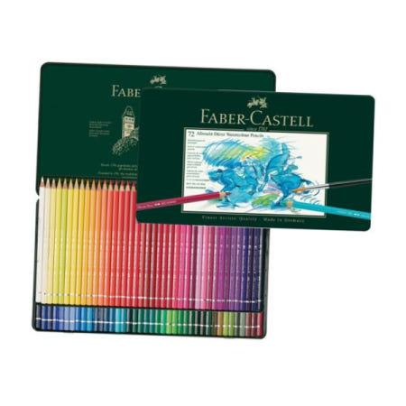 파버카스텔 파버카스텔 전문가용 연필깎이 스케칭 알버트뒤러 수채색연필 선물용품 드로잉 컬러링북 72색세트 입시미술