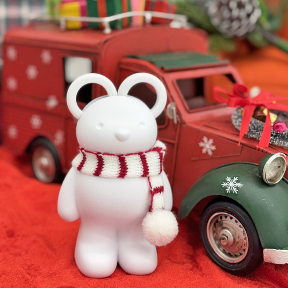 퀄리 테디베어 가위 소형 사무용 가위 디자인 택배 곰돌이 문구가위 제품 이미지