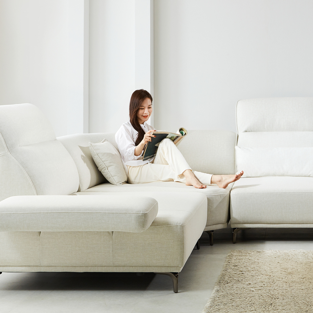 투코 시에모 모먼트 5인용 아쿠아텍스 이지클린 기능성 패브릭 듀얼 스윙쇼파 코너형 소파