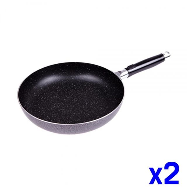 코팅 마블 후라이팬 26cm x2개 프라이팬 주방팬 - 메인 이미지