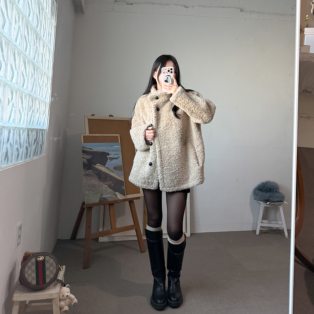 반코트 양털코트 이미지 8