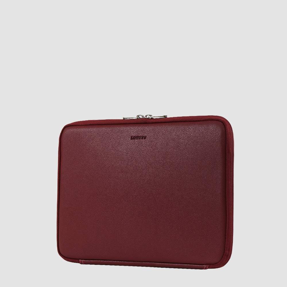 가죽 파우치 로터프 LO-8820 BGD(버건디), 아이패드 에어 27.9cm(11인치) M2 6세대 - 상세 이미지 3