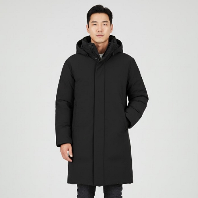 MILLET 밀레 아웃도어 남자 25 FW 프리미엄 캐쥬얼 구스다운 롱패딩 점퍼 - 상세 이미지 2