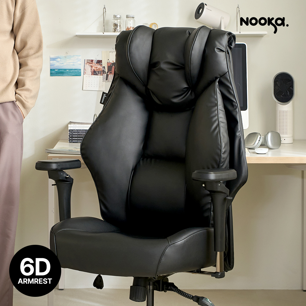 누카 커스텀체어 G900-PU 6D 컴퓨터의자 사무용 사무실 학생 가죽 게이밍 책상의자