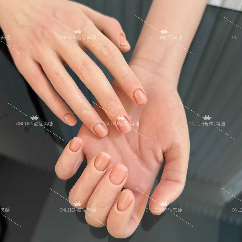 네일 연습용 손 마네킹 실리콘 재질 인조 핸드 시계 왼손 - 상세 이미지 4