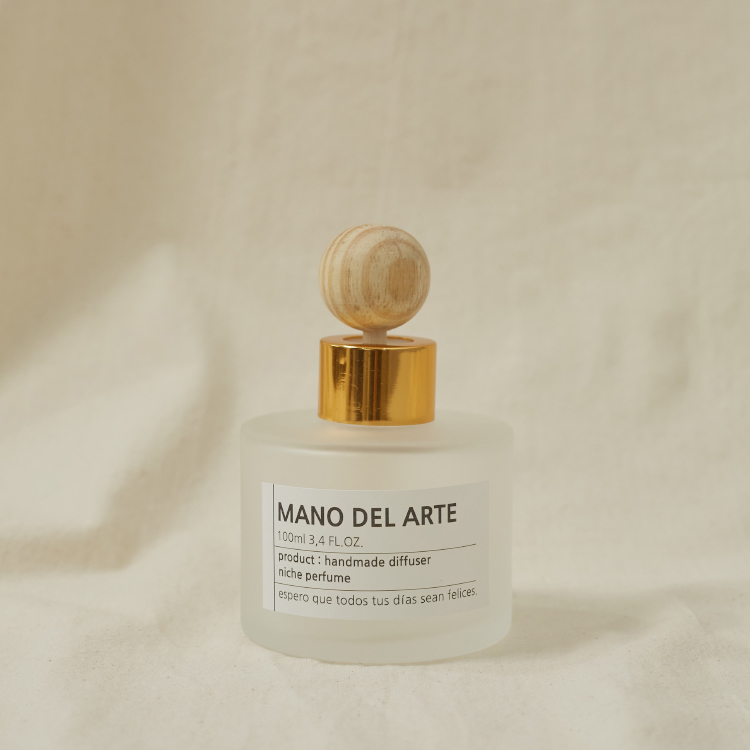 마노델아르떼 차량용 방향제 디퓨저 우드볼 라임바질만다린, 100ml, 1개 - 메인 이미지