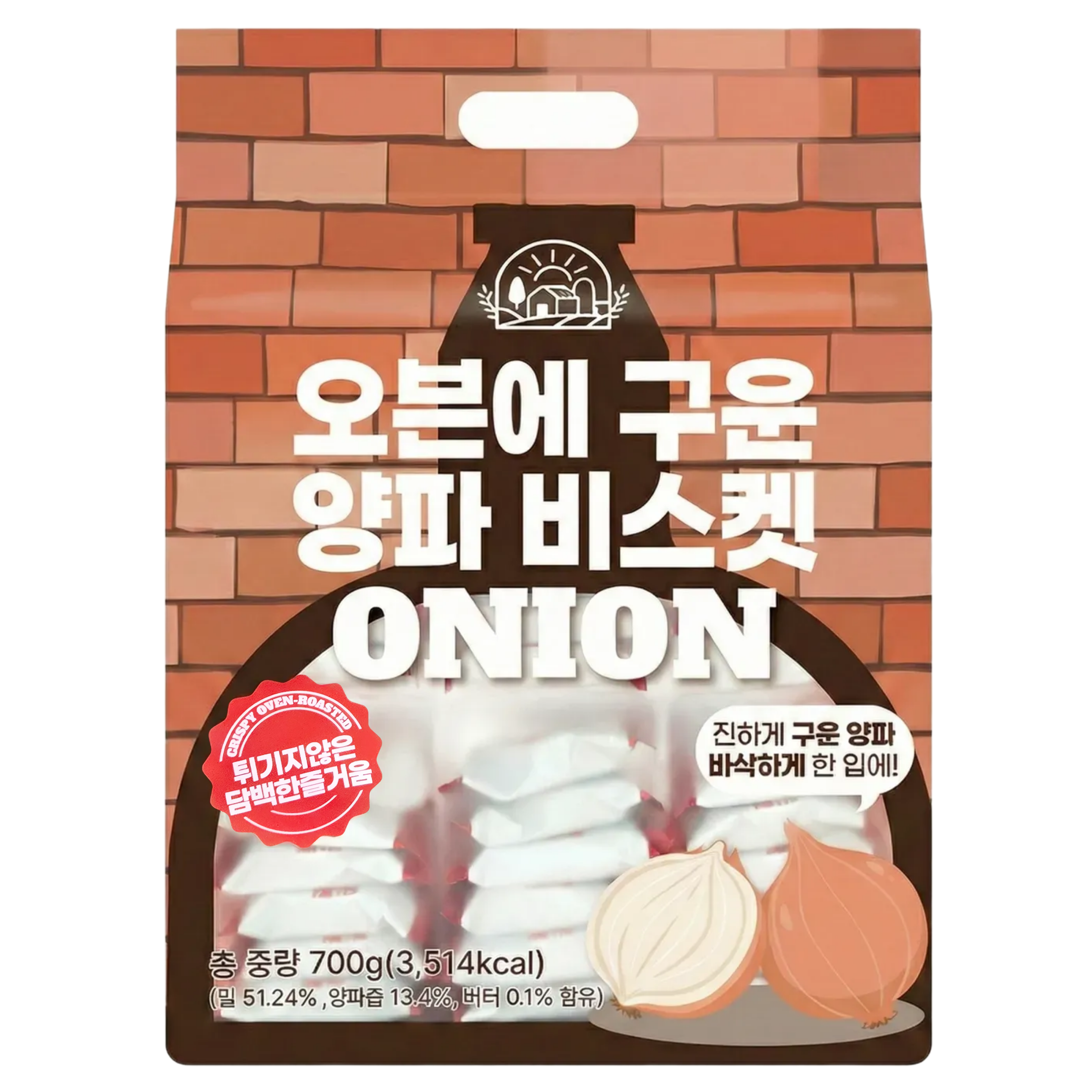 [직영몰] 오븐에 구운 양파 비스켓 700g, 1개 - 상품 이미지