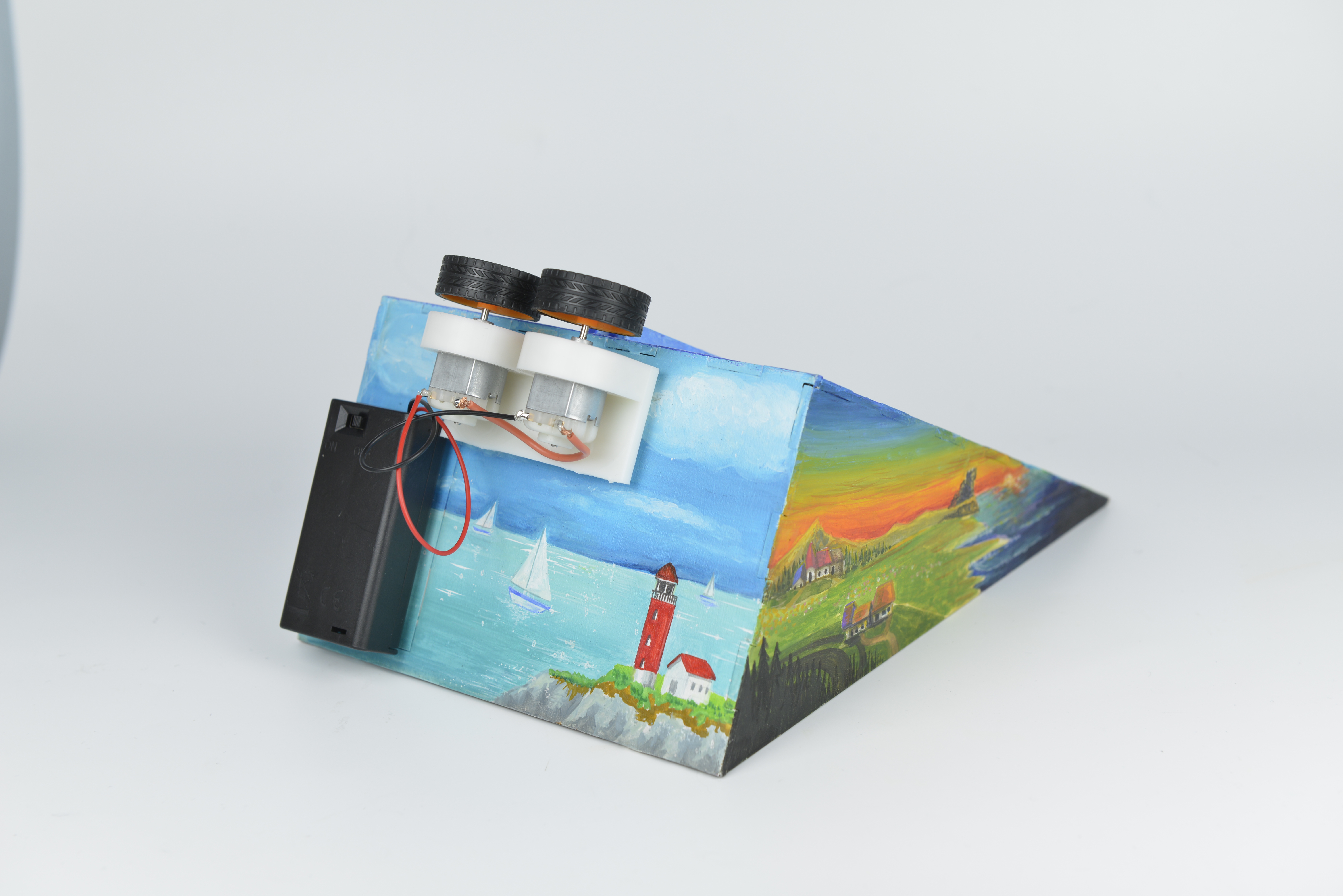 초고속 종이비행기 자동 발사대 만들기 키트 초등STEAM 과학 교구 DIY 조립형 이미지 6