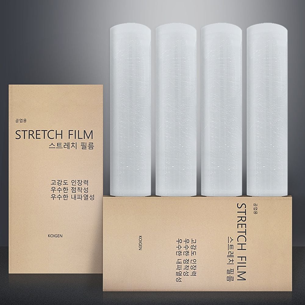스트레치필름 공업용랩 포장용랩 20mic x 4롤 - 상품 이미지