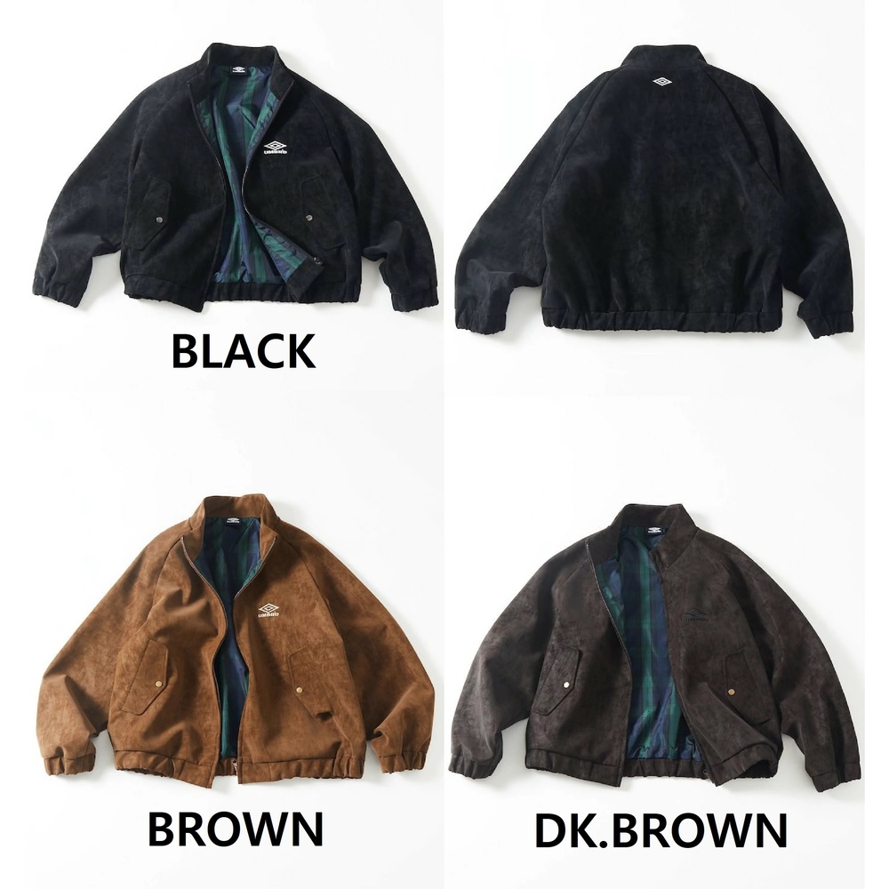 프릭스스토어X엄브로 SP 브러쉬드 스탠드 카라 블루종 남성 재킷 25AW BROWN L - 상세 이미지 2