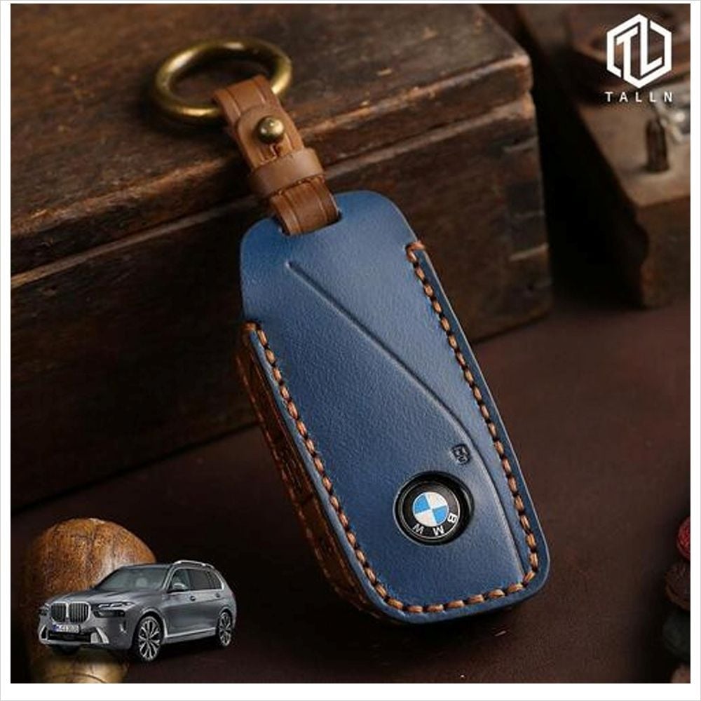 D24 카밀라 BMW호환 X7 스마트키케이스 가죽 키홀더 - 상품 이미지