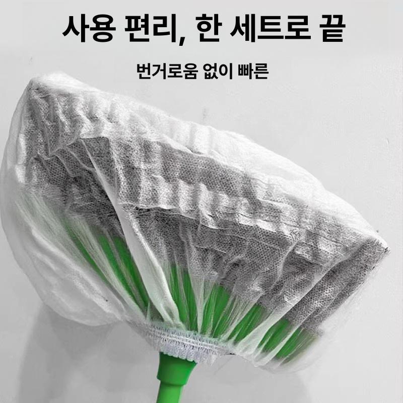 일회용 정전기 먼지털이 청소포 바닥 털이개 청소용 먼지제거기 헤어 클리너 100개입 A - 상세 이미지 5