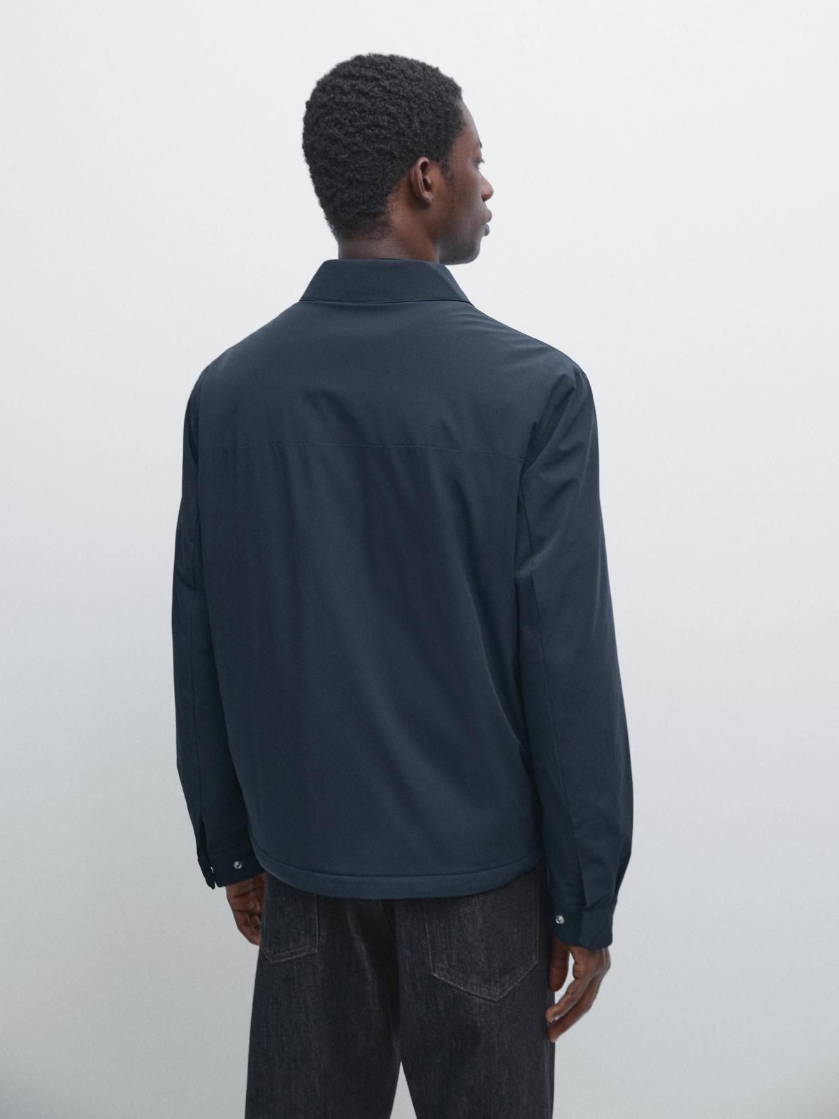 마시모두띠 테크니컬 집업 블루종 재킷 3131/427 NAVY BLUE - 상세 이미지 4