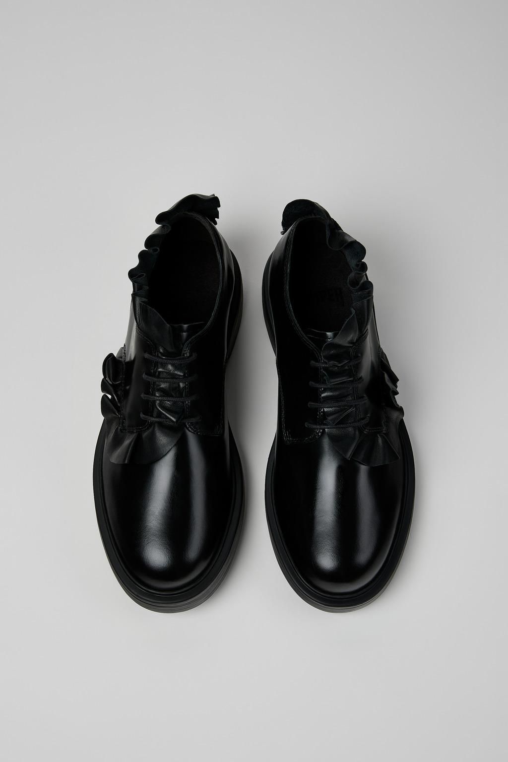 캠퍼 블랙 가죽 더비화 남성 Dean K101085-001 BLACK - 상세 이미지 4