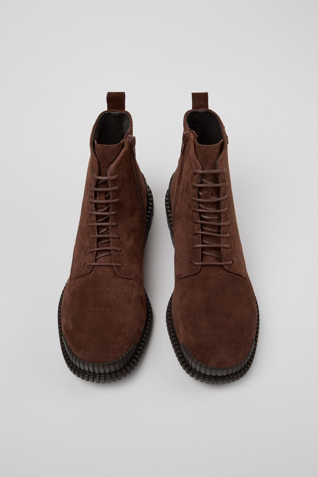 캠퍼 스웨이드 앵클부츠 남성 브라운 Pix K300542-003 BROWN - 상세 이미지 5