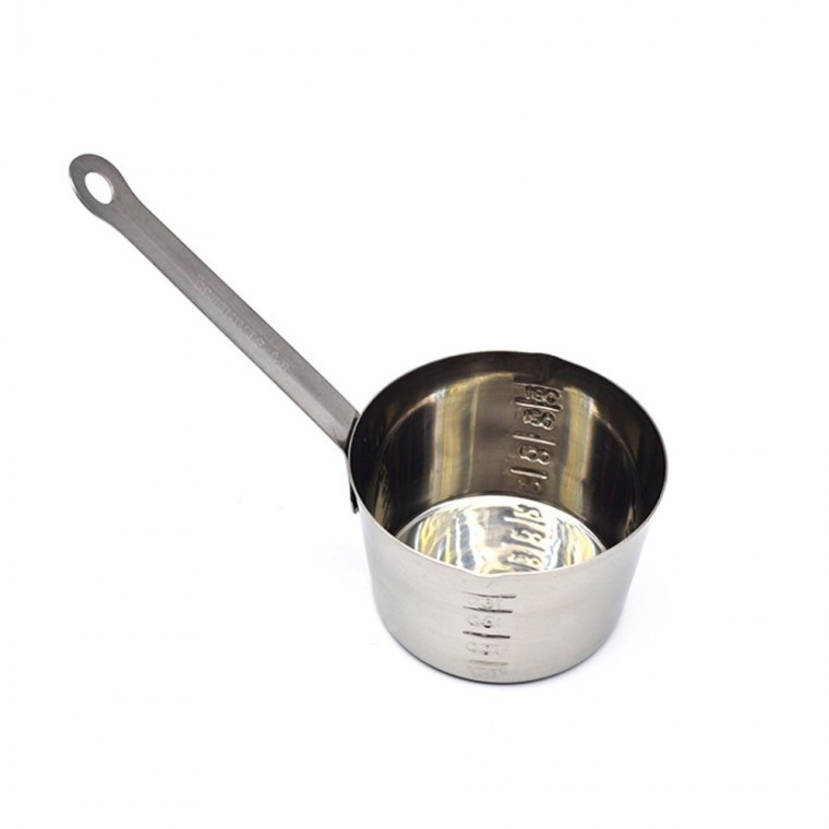 국내산 스테인레스 계량컵 200ml(롱 손잡이) 조리도구 용품 주방 - 상품 이미지