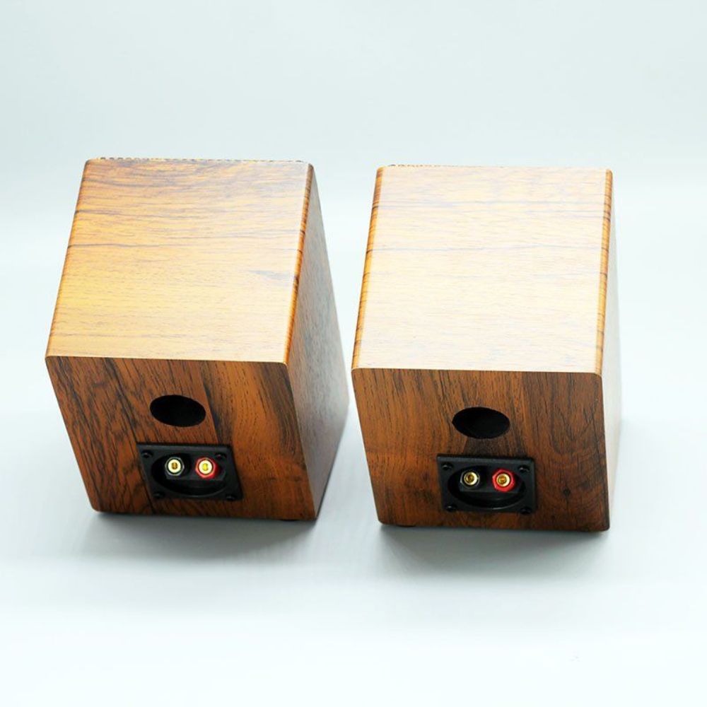 레트로 4인치 풀레인지 패시브 스피커 복고풍 소형 미니 홈시어터 오디오 하이파이 Hifi - 상세 이미지 2