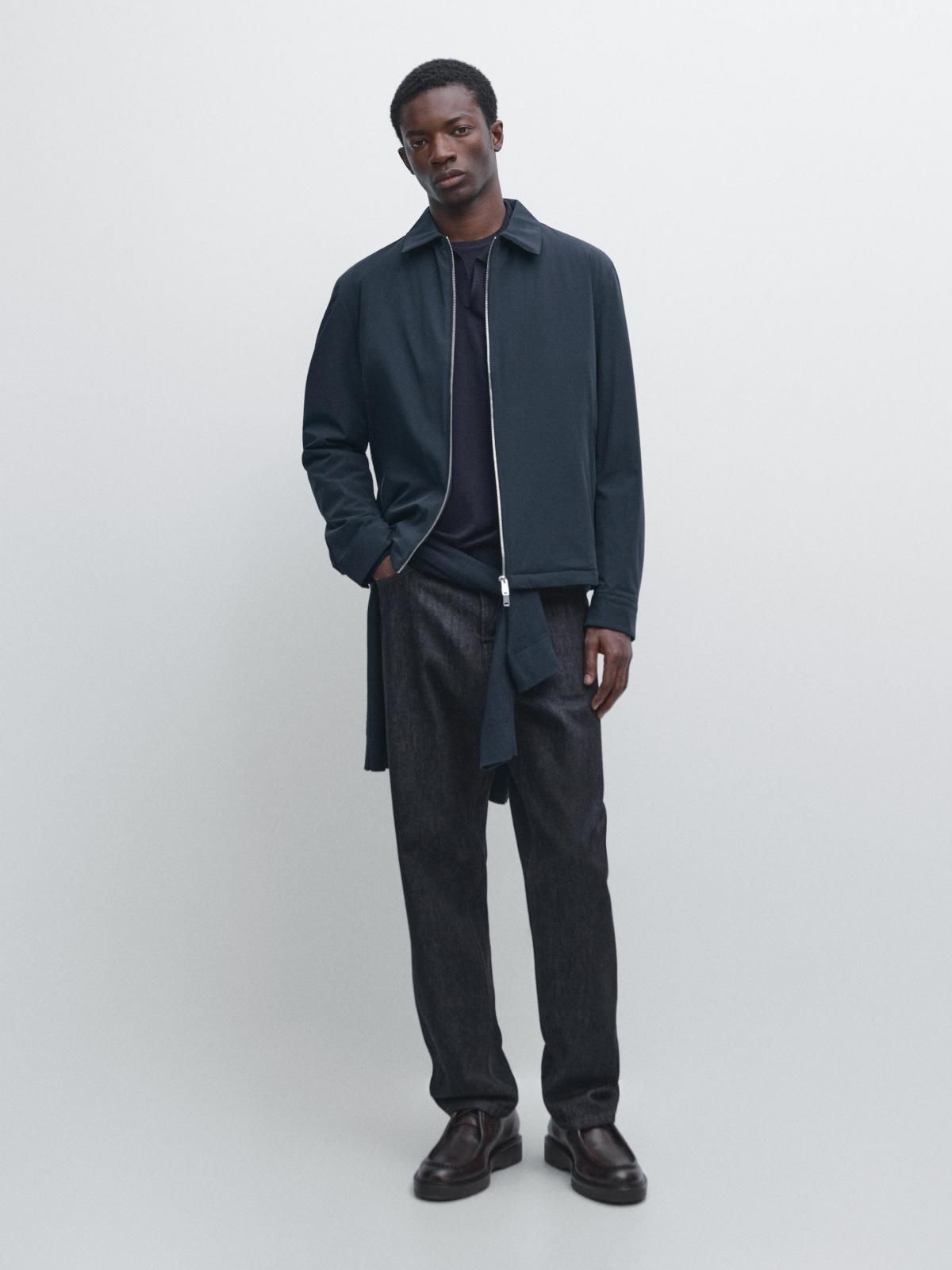 마시모두띠 테크니컬 집업 블루종 재킷 3131/427 NAVY BLUE - 상세 이미지 2